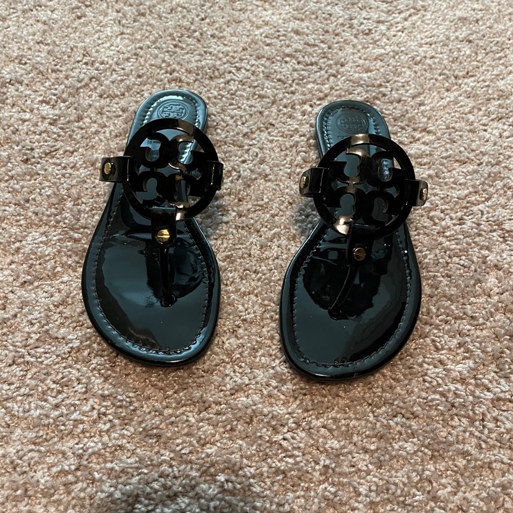 COPY - Tory Burch Black Miller Sandals 8.5